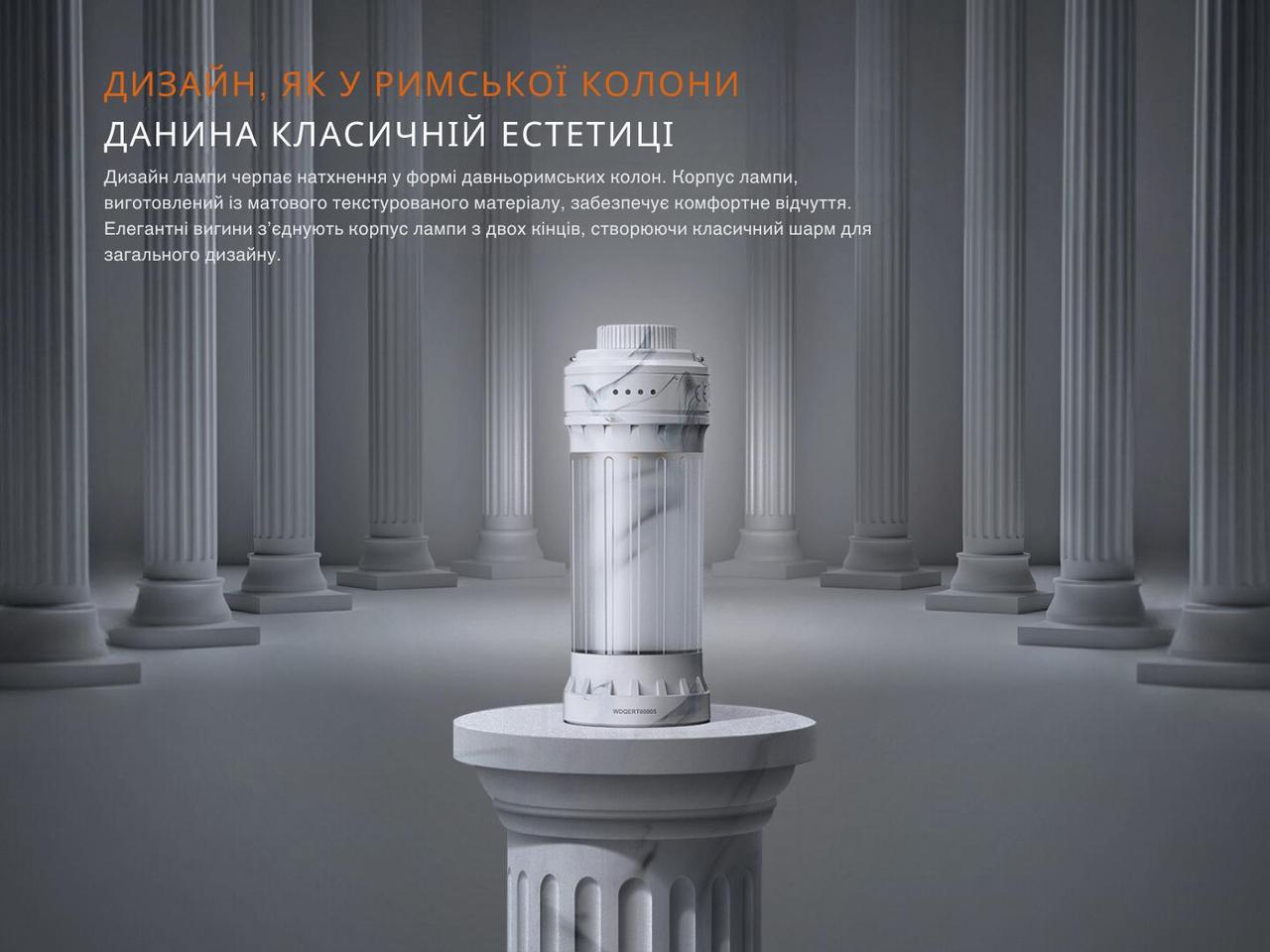 Ліхтар кемпінговий Fenix CL22R USB Type-C 300 lm 80 м Білий (27831968) - фото 4