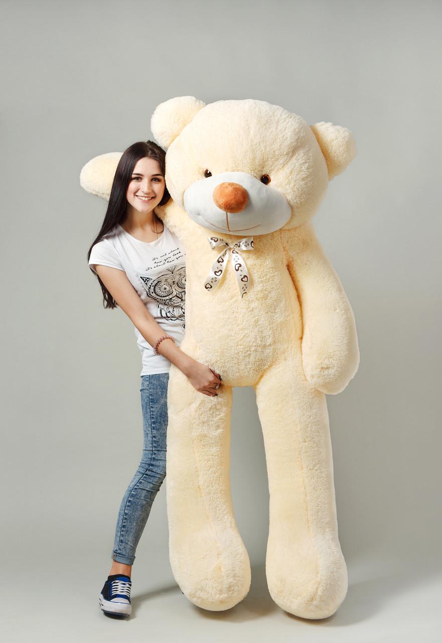 Медведь плюшевый HappyDays 2 м Персиковый (раф2)