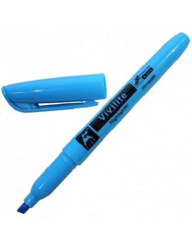 Маркер текстовыделитель APlus 4 мм Голубой (HY100200)