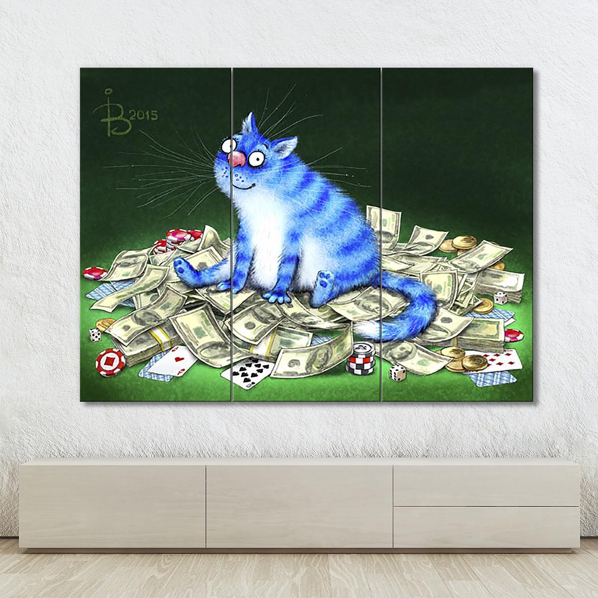 Модульная картина Джеккот 3 модуля общий размер 70x105 см (_rinaz_20152236)