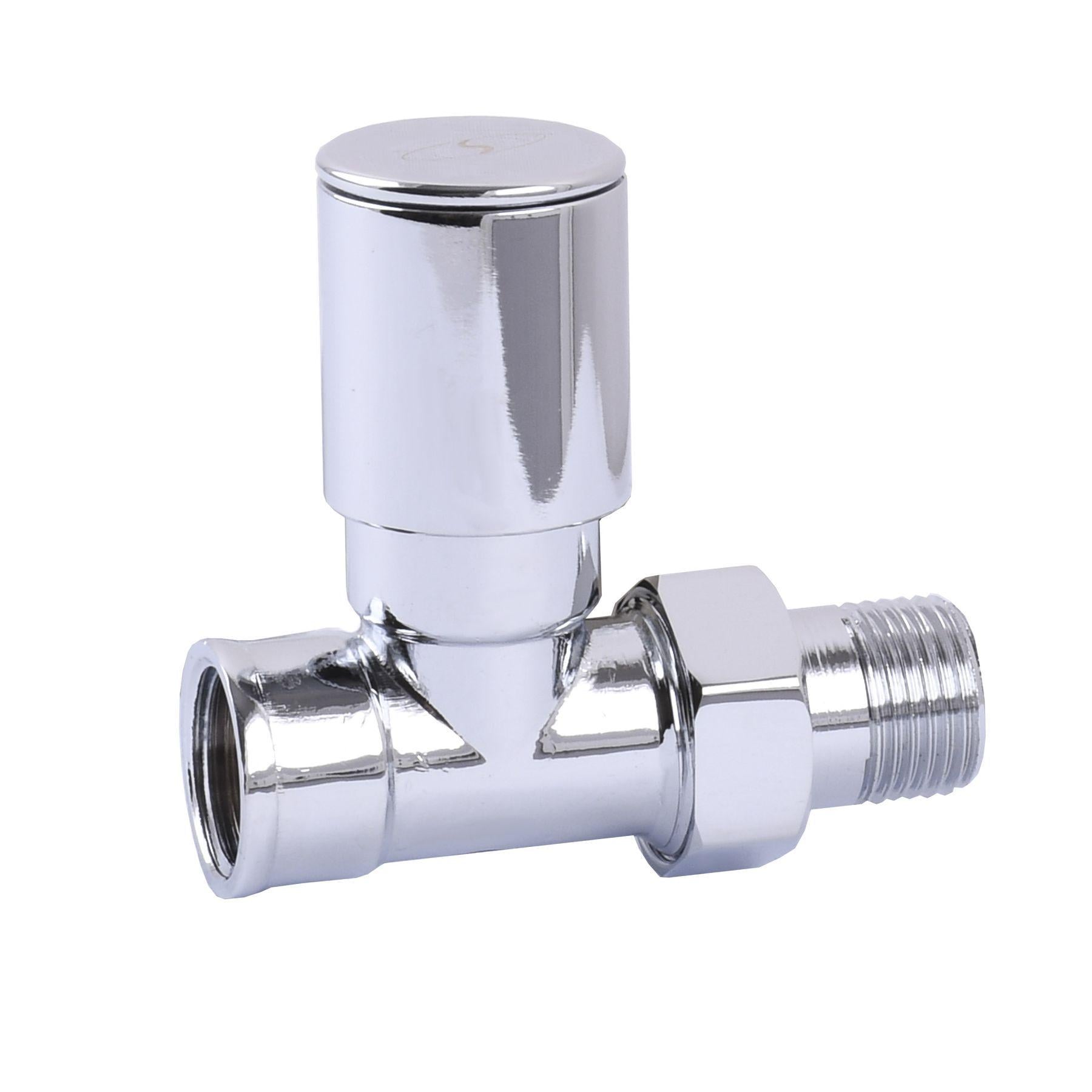 Кран вентильний прямий з американкою SOLOMON 1/2" 1865 Chrom (000002167)