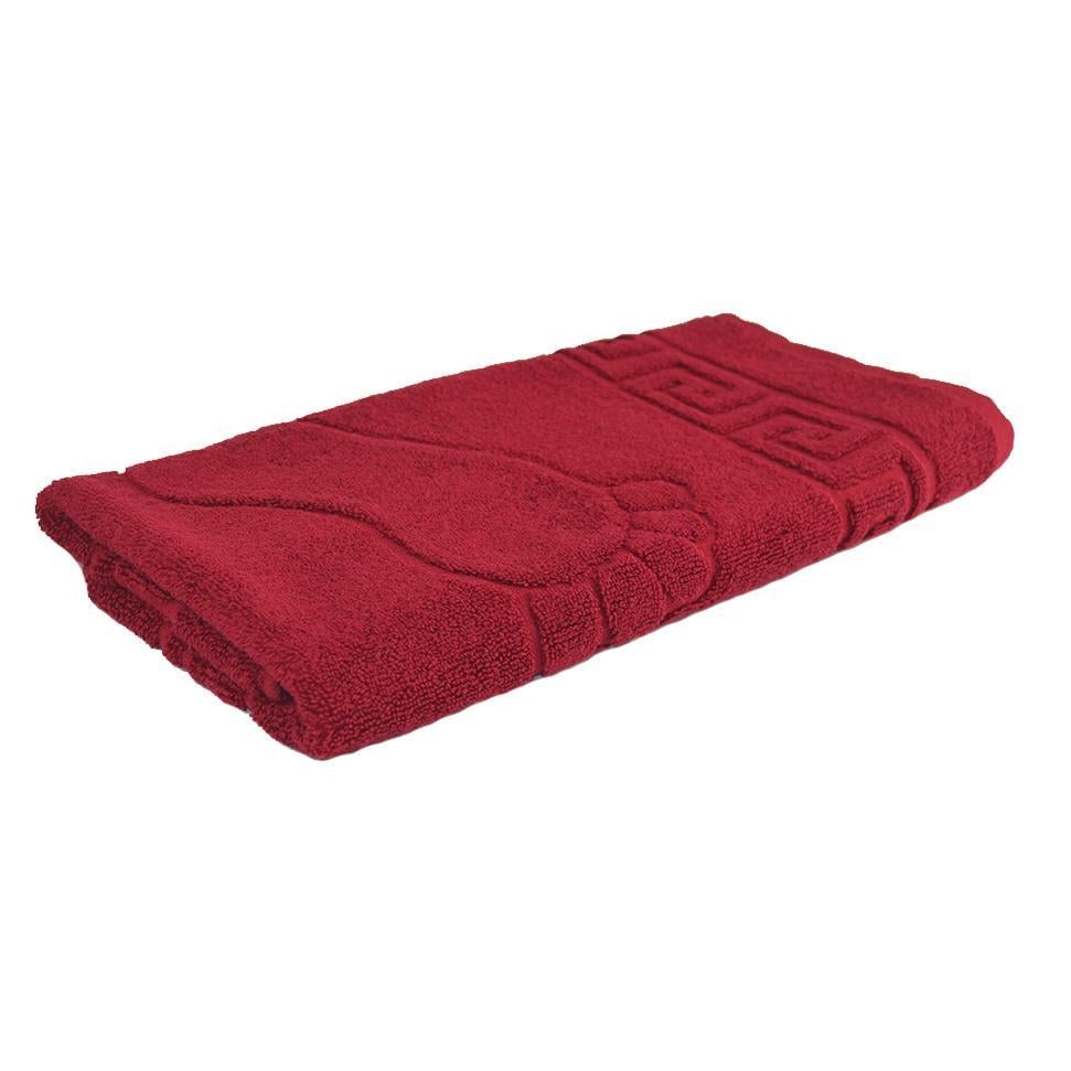 Махровое полотенце для ног GM Textile 50х70 см Бордовый