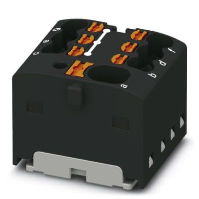 Розподільний блок Phoenix Contact PTFIX 4/6X1,5 BK 450В 17,5A Push-in Чорний (1047472)