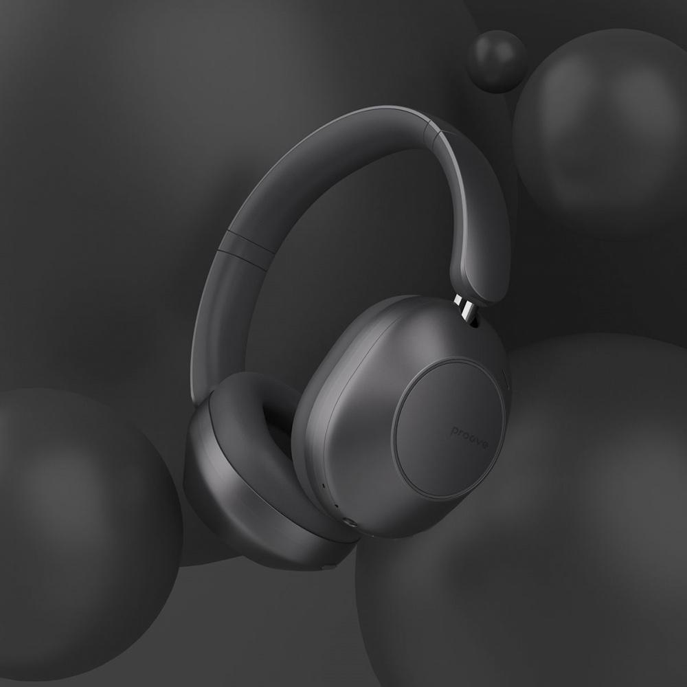Наушники Proove Silence 3D with ANC Bluetooth 5.3 Type-C 1200 мАч Dark Gray (HPSL3D010005) - фото 2