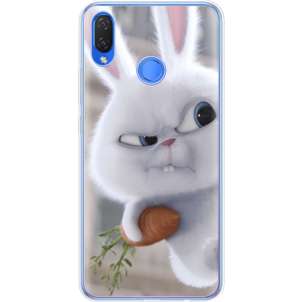 Чехол Boxface Huawei P Smart Plus Rabbit Snowball Прозрачный силикон (34912-up1116-34912)