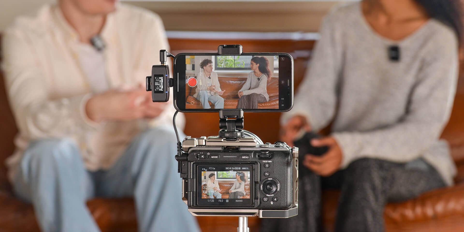 Микрофон петличный Boya Boyamic для видеокамеры/iPhone/Android с зарядным кейсом профессиональный 2 шт. (50030) - фото 16 Микрофон петличный Boya Boyamic для видеокамеры/iPhone/Android с зарядным кейсом профессиональный 2 шт. (50030) - фото 16