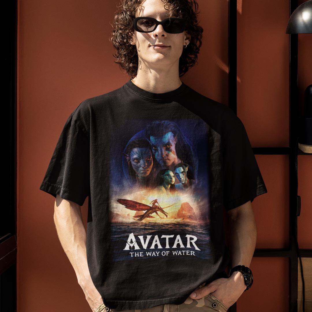 Футболка унисекс Avatar The Way Of The Water Poster XS Черный (31798748)