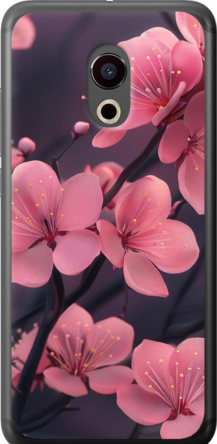 Чехол на Meizu Pro 6 Пурпурная сакура (6075u-293-42517) Чехол на Meizu Pro 6 Пурпурная сакура (6075u-293-42517)