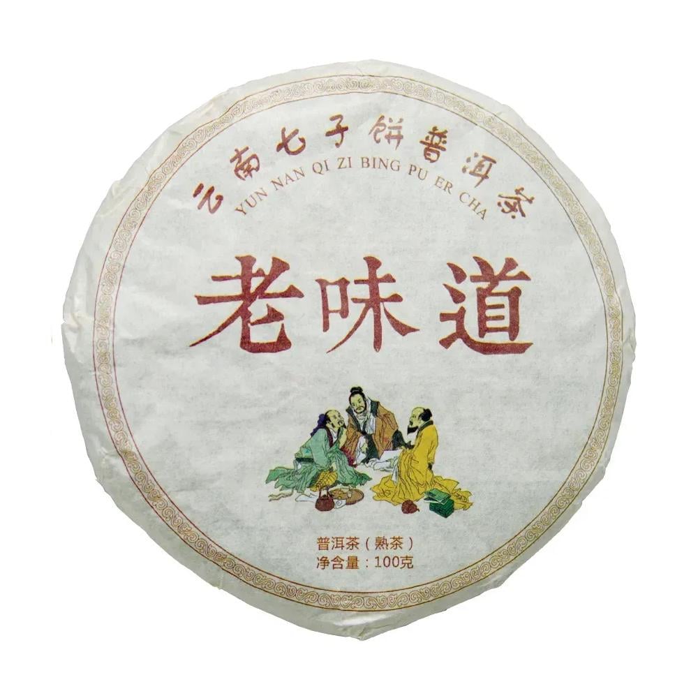 Чай Пу Эр Шу Цзин Лун Лао Вей Дао туо ча 100 г (40026)