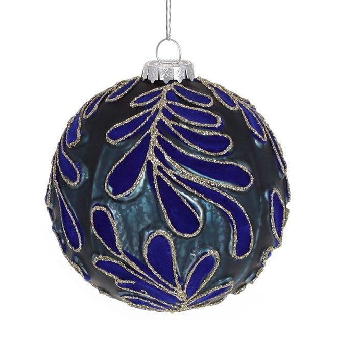 Набор елочных шаров стеклянных 10 см 4 шт. (11749)