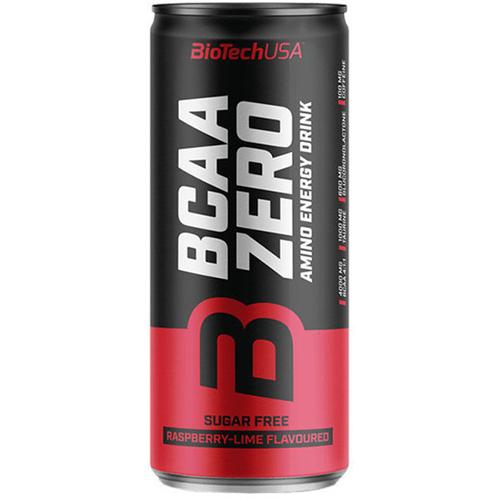 Аминокислота BCAA для спорта BioTechUSA BCAA Zero Energy Drink 330 мл Raspberry/Lime