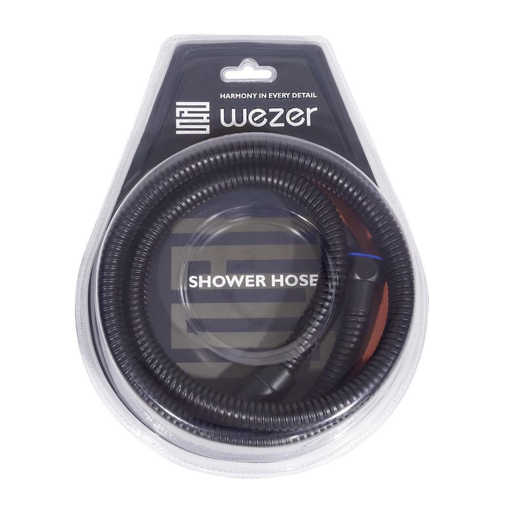 Шланг для гігієнічного душу Wezer WKR-008-120-B 120 см Чорний (1048766) - фото 2