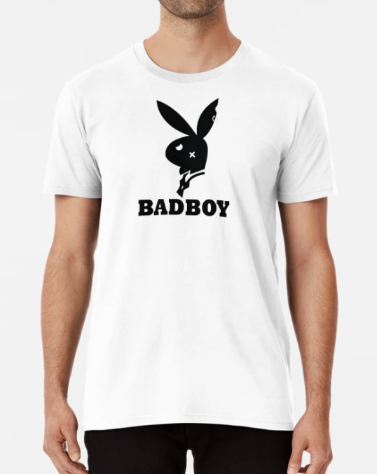 Футболка мужская Stedman с принтом Badboy Зайка XXXL Белый (ПН282-12)