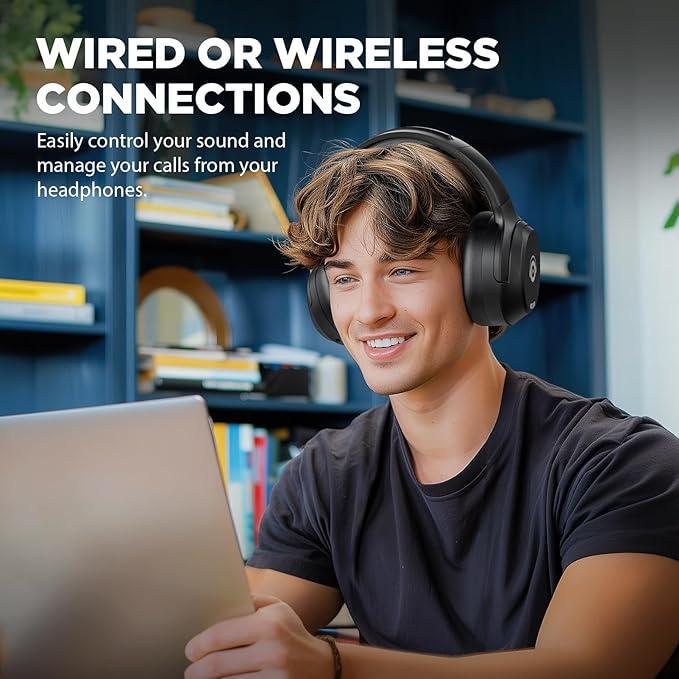 Наушники з активним шумоподавленням Tapaxis Bluetooth бездротові повнорозмірні - фото 6