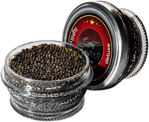 Икра зернистая осетровая Royal Caviar De Luxe 100 г (4820250310225) - фото 3