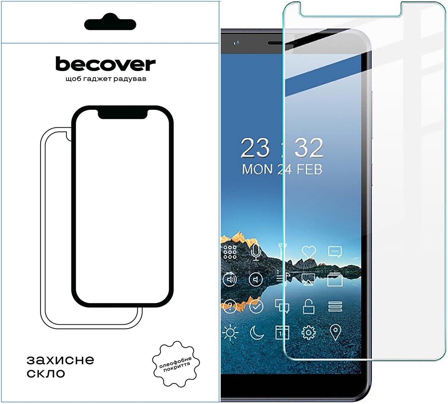 Захисне скло BeCover для ZTE Blade A31 3D Crystal Clear Glass (709287) - фото 2