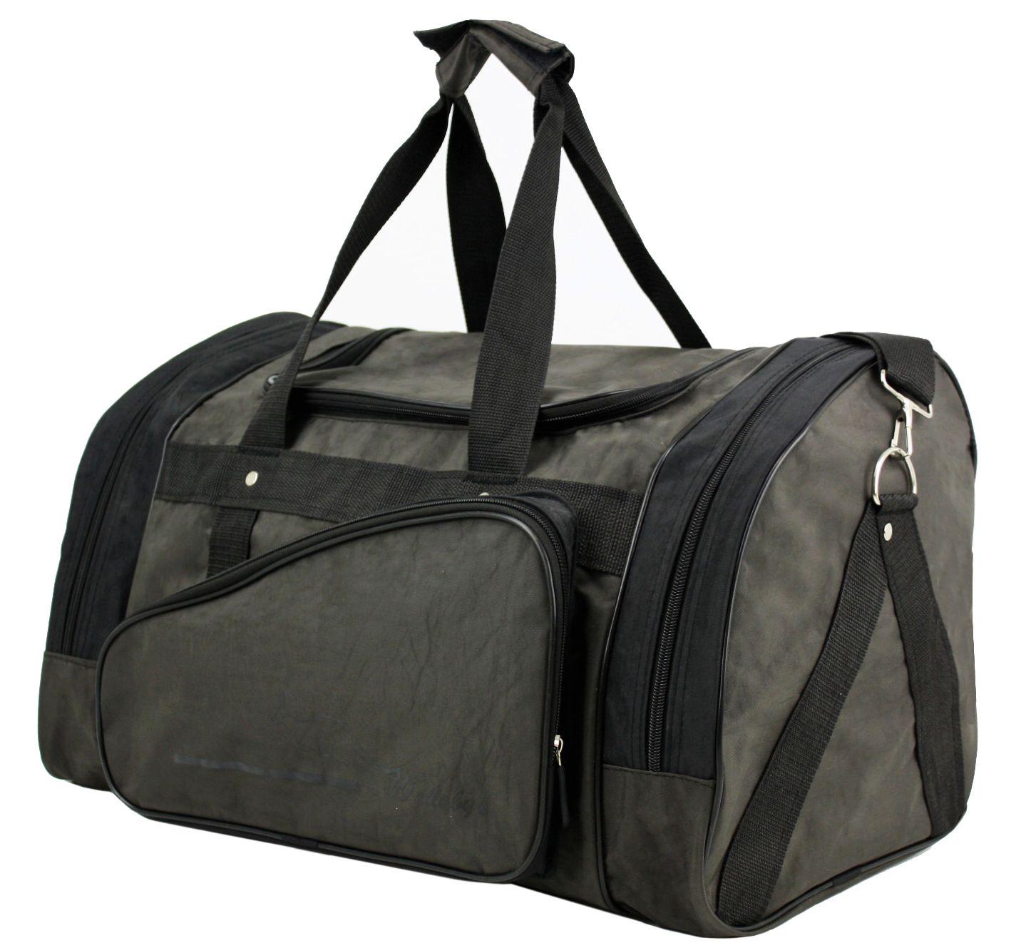 Сумка дорожная Wallaby тканевая 41 л Хаки/Черный (371-5)