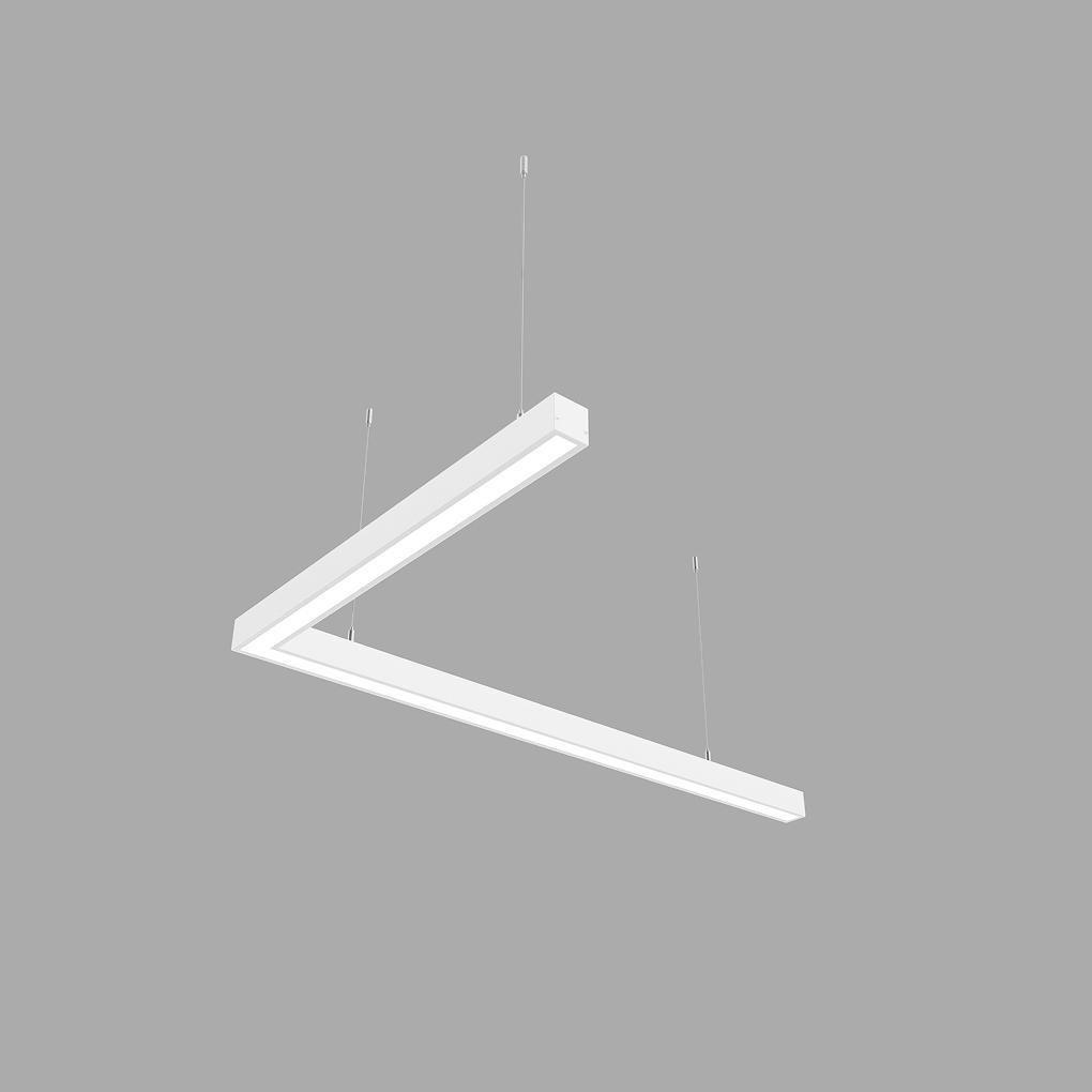 Светильник светодиодный X-LED 80 Вт L-образный 1000x620x43 мм Белый (LSNL-80w) - фото 2 Светильник светодиодный X-LED 80 Вт L-образный 1000x620x43 мм Белый (LSNL-80w) - фото 2