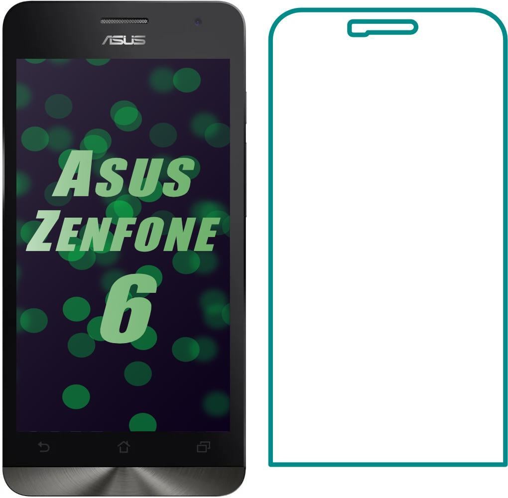 Защитное стекло Asus ZenFone 6 (2014) (Прозрачное 2.5 D 9H) (00248)