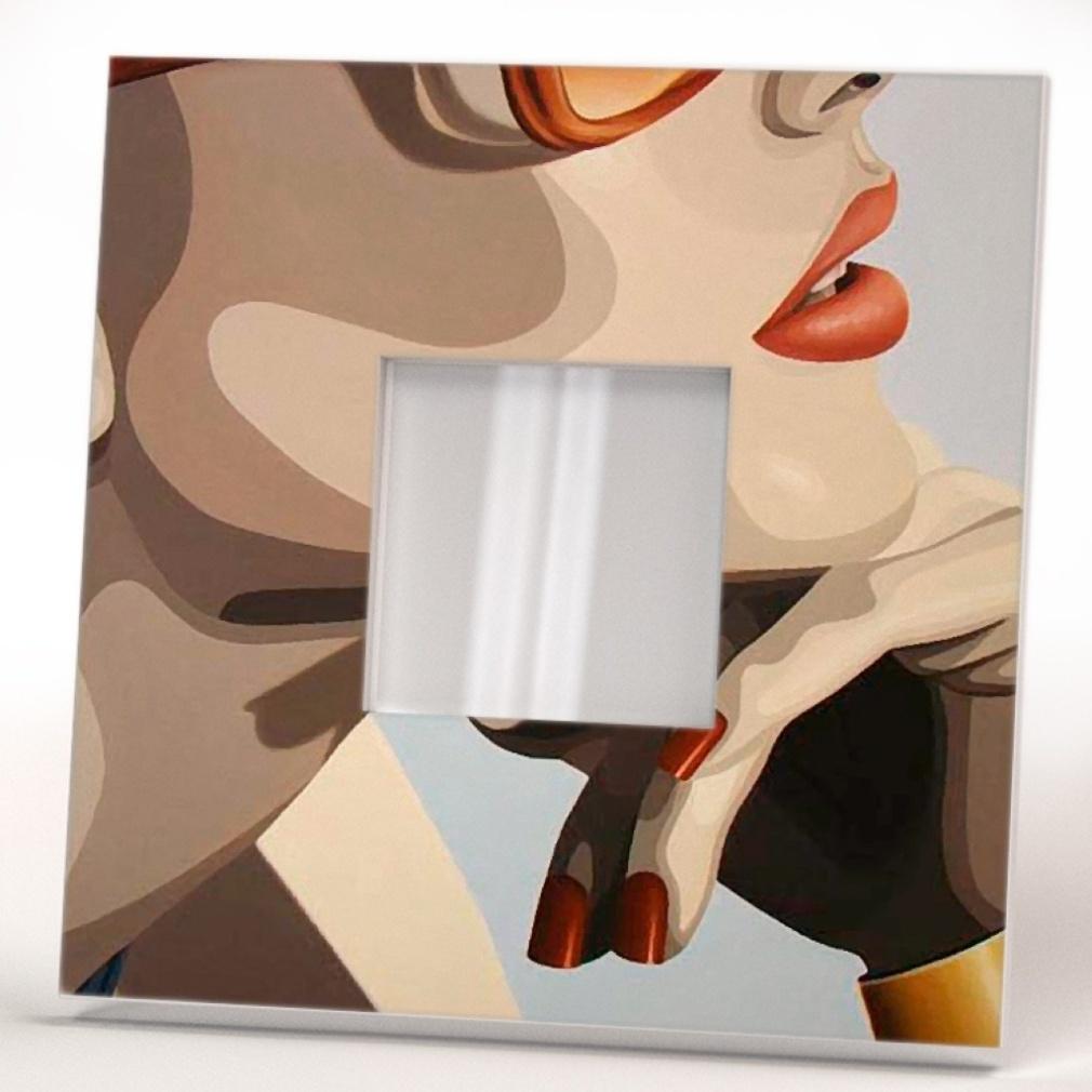 Дзеркало декоративне картина Модниця 260х260 мм (M00182) - фото 2 Дзеркало декоративне картина Модниця 260х260 мм (M00182) - фото 2