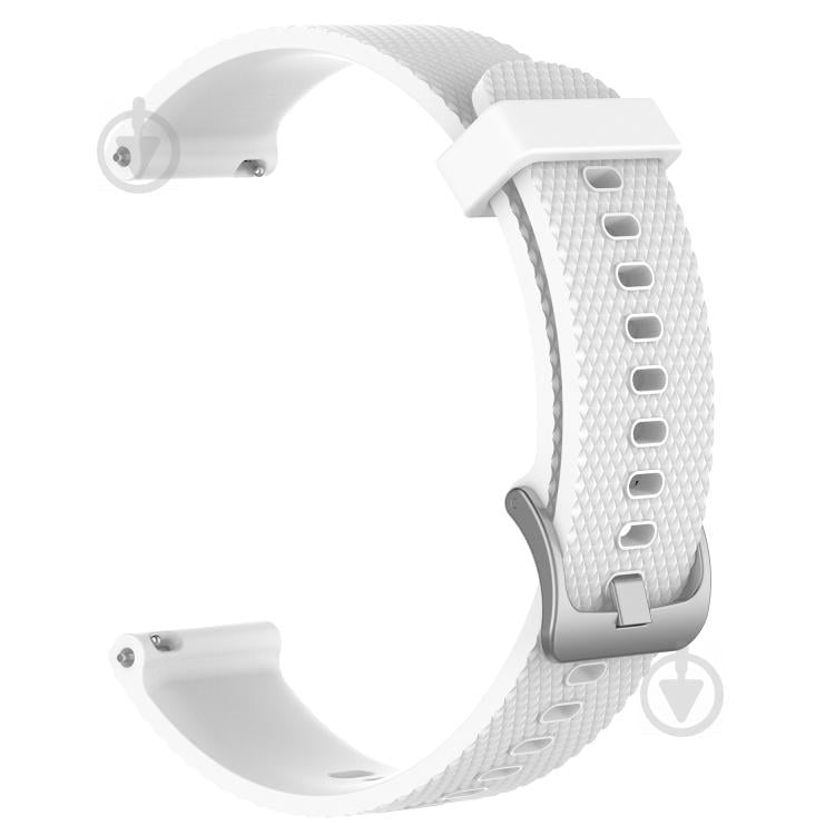 Ремешок силиконовый 20мм для Samsung Galaxy Watch 42 | 3 41 mm | Active | Active 2 BeWatch GT Белый (1011402)