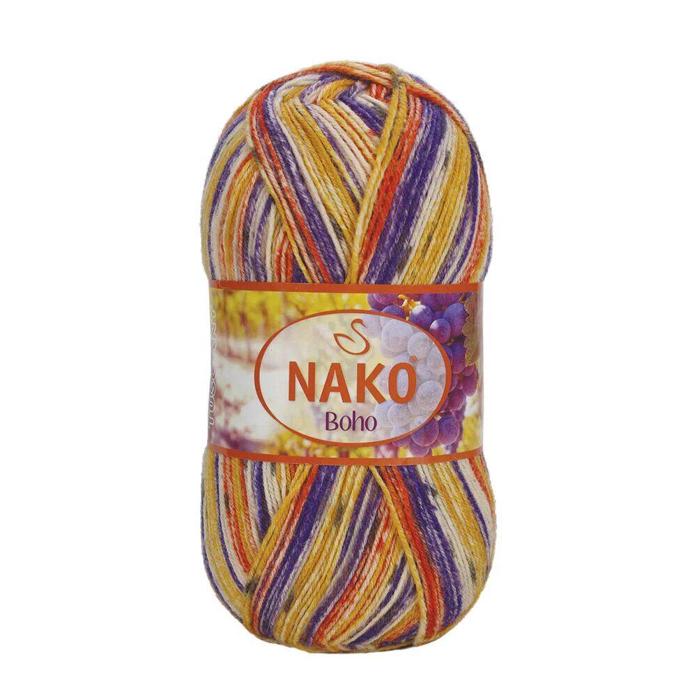 Пряжа носочная Nako Boho Concept 32842 (3685)