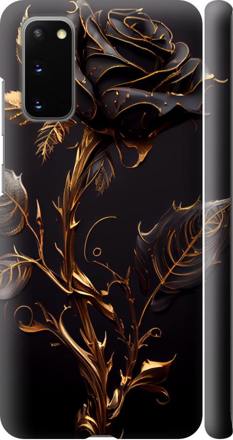 Чехол на Samsung Galaxy S20 Роза 3 (5552m-1824-42517)