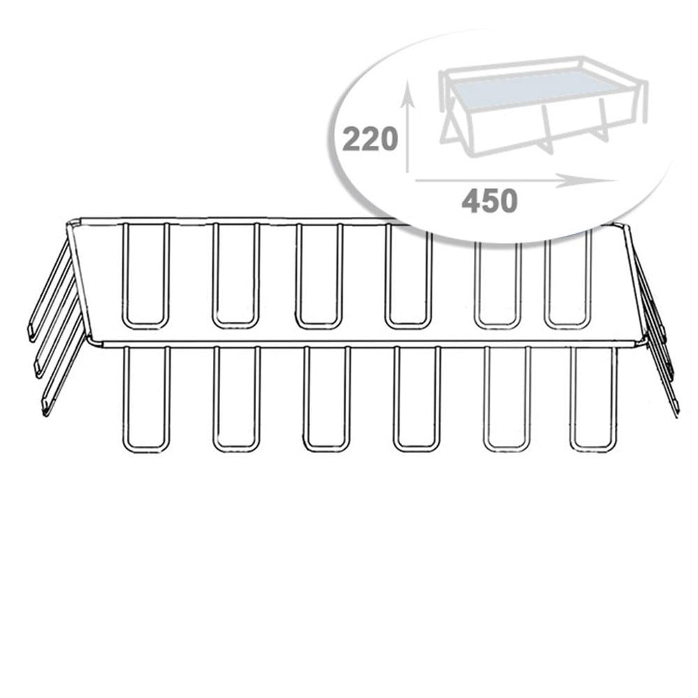 Каркас Intex 88273 450х220х84 см (170058) - фото 2 Каркас Intex 88273 450х220х84 см (170058) - фото 2
