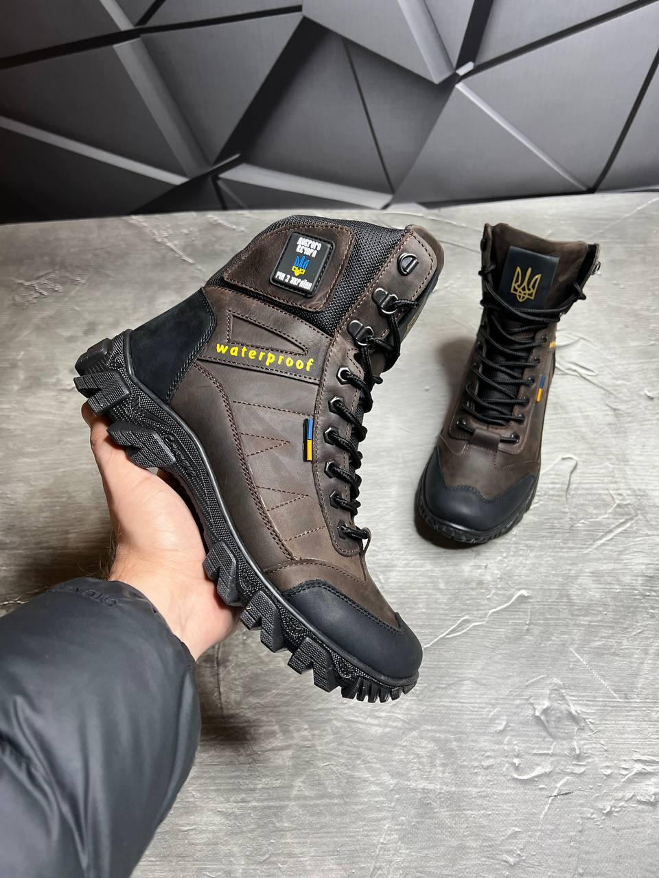 Берці зимові чоловічі з хутром р. 45 Brown - фото 8 Берці зимові чоловічі з хутром р. 45 Brown - фото 8