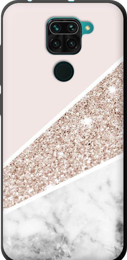 Чехол на Xiaomi Redmi Note 9 Пастельный мрамор (4342b-2017-42517)