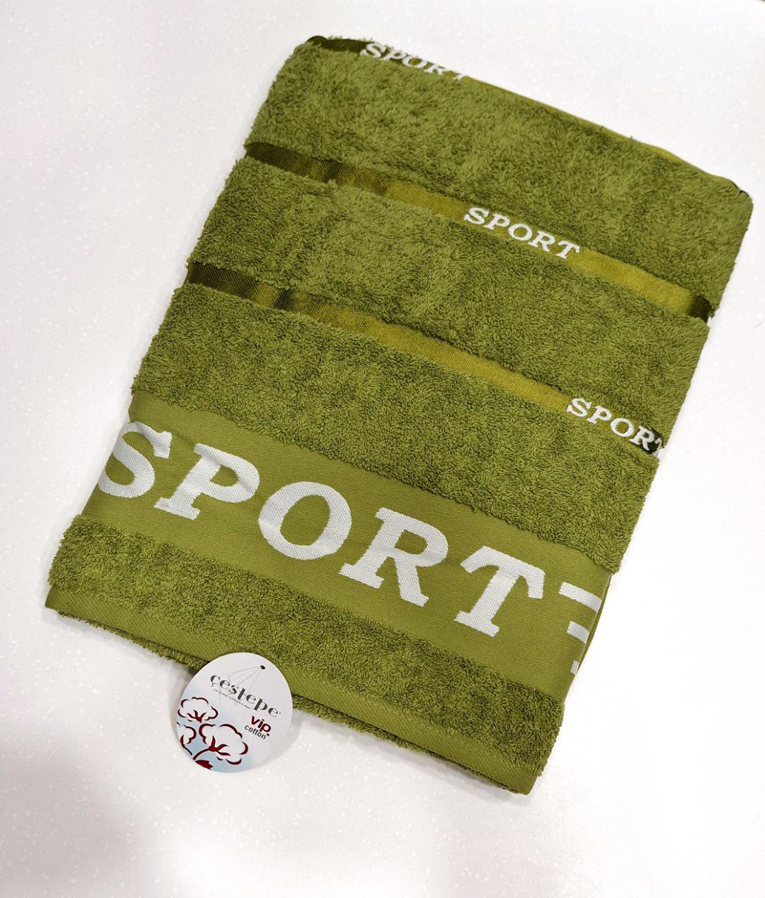 Полотенце махровое Cestepe Sport 90x160 см Зеленый (190)