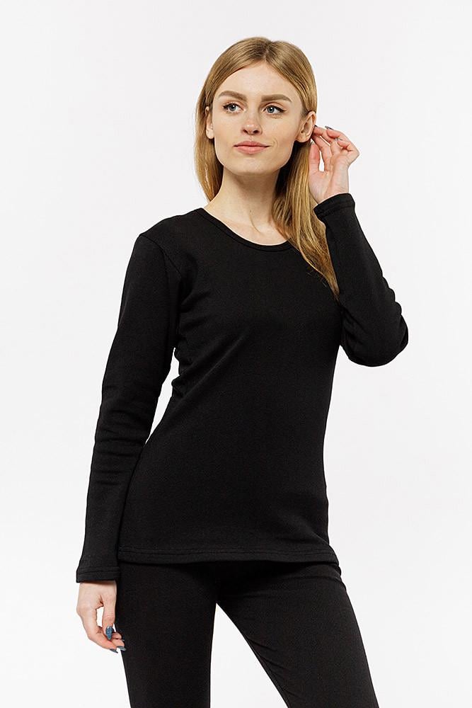 Женское термобелье джемпер 48 цвет черный ЦБ-00206030