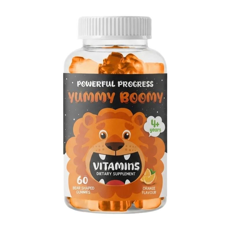 Витамины для детей Powerful Progress Yummy Boomy 60 жев. конфет Апельсин
