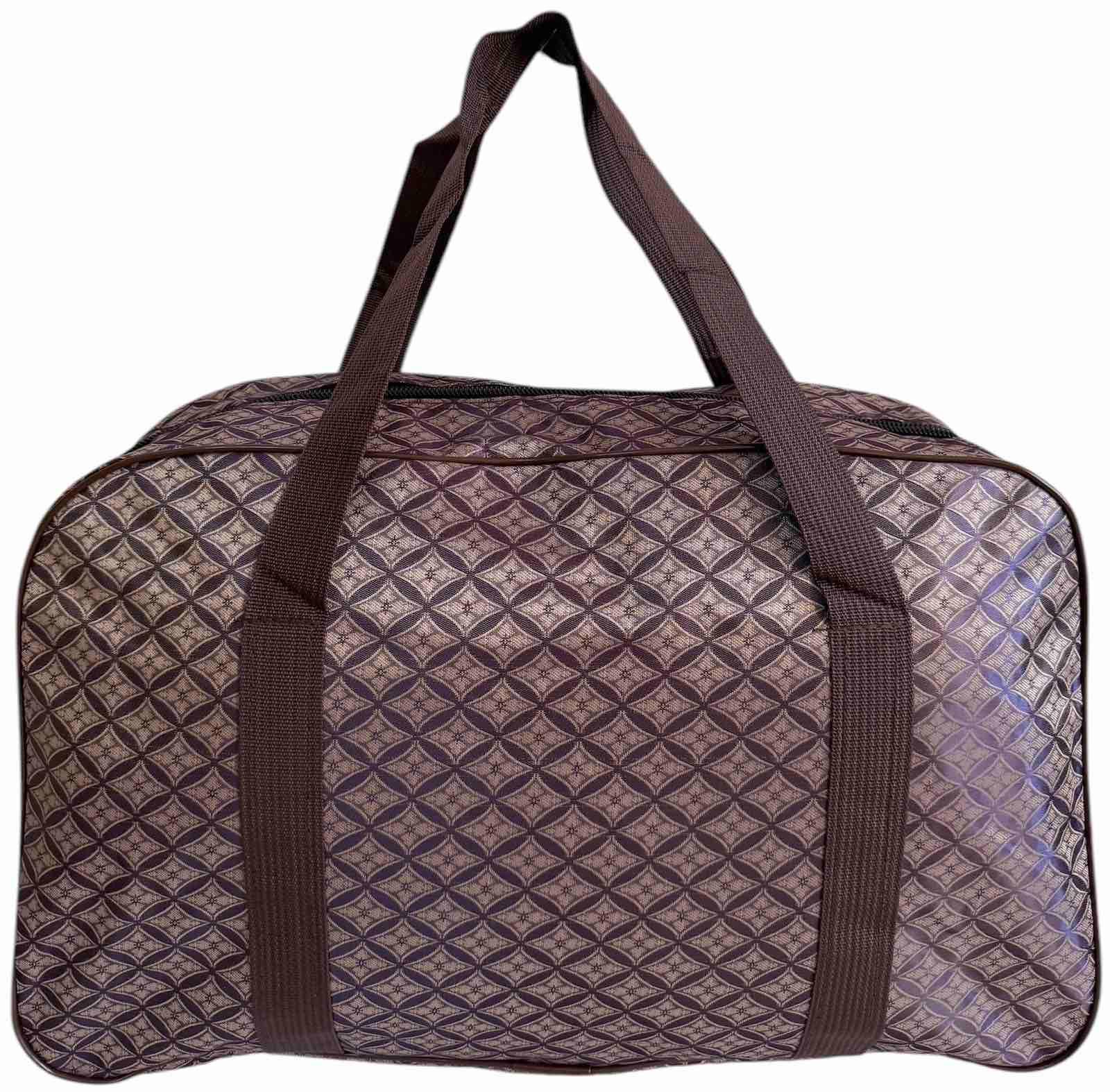 Сумка дорожная ручная кладь с длинным ремнем через плечо Светло-коричневый (41213L) - фото 3