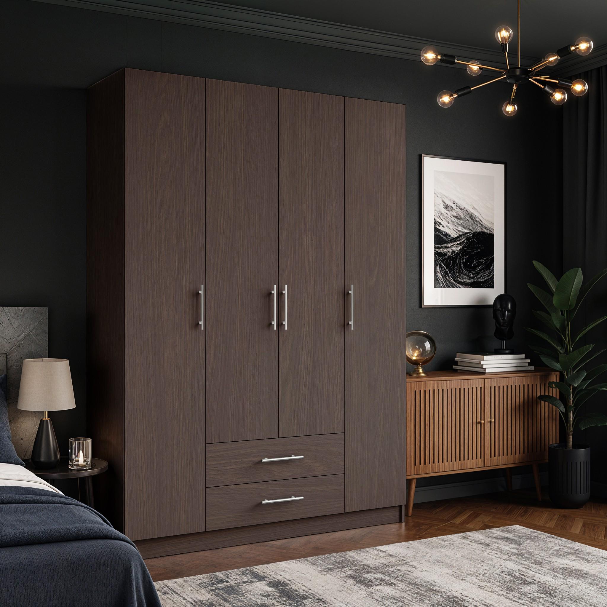 Шкаф для одежды Standart 2+4 1286x416x1900 мм Венге Магия - фото 1