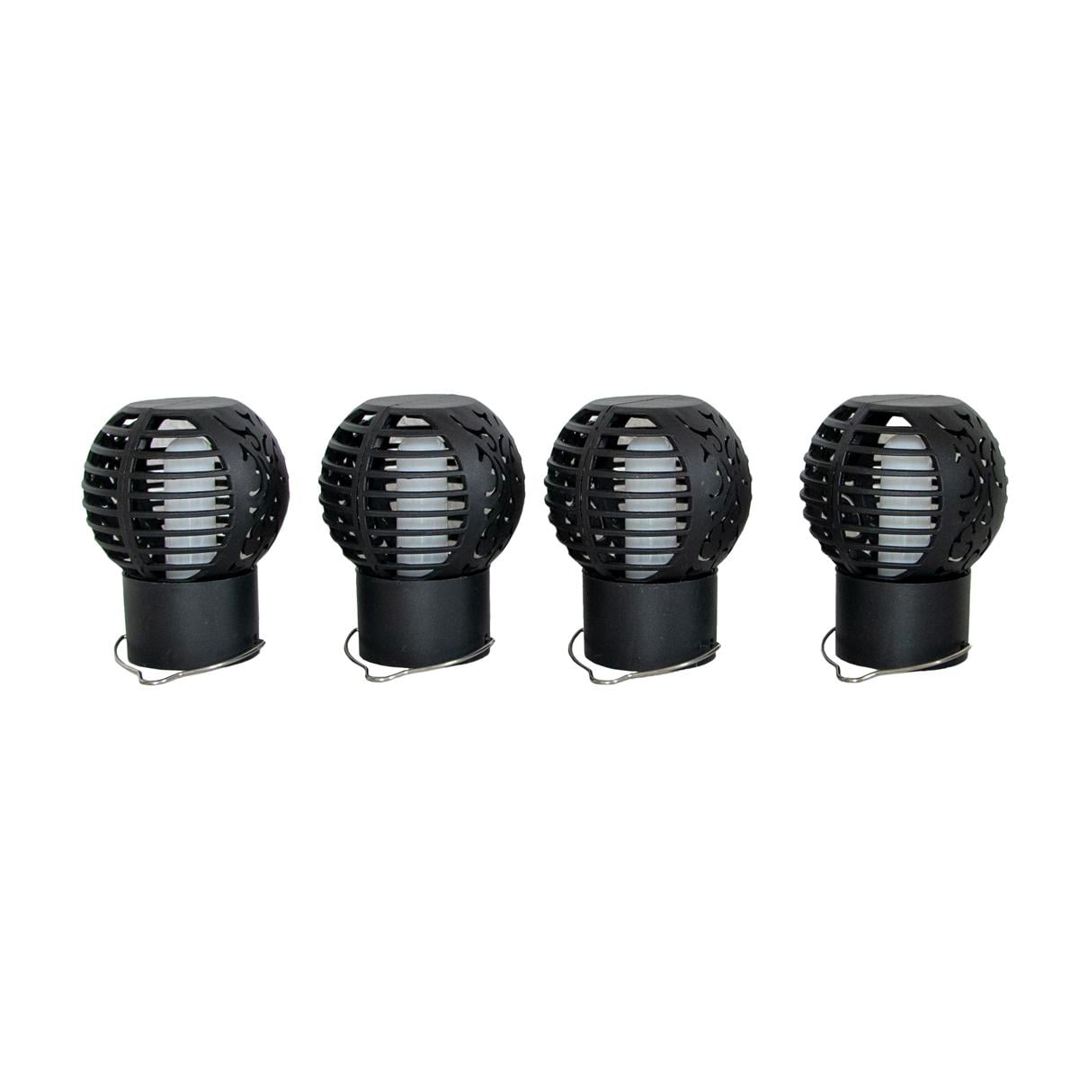 Садовые фонарики на солнечной батарее garden light-9 4 шт. подвесные (1010910-Black-4)