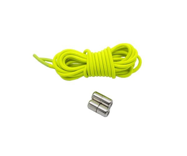 Шнурки еластичні класичні з фіксаторами без зав'язок 100 см Салатовий Шнурки еластичні класичні з фіксаторами без зав'язок 100 см Салатовий