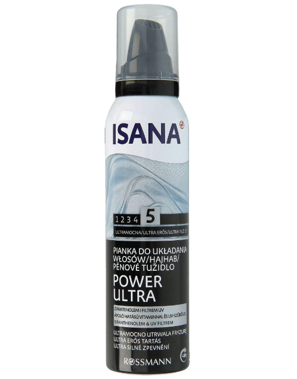 Пена для волос Isana Power Ultra фиксация 5 150 мл (15160)