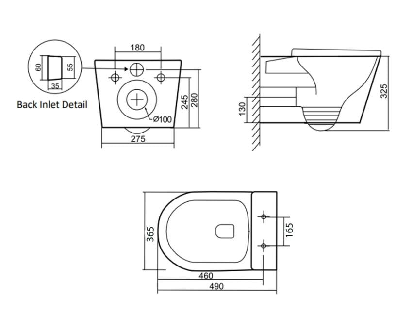 Унітаз підвісний Qtap Scorpio Ultra Quiet з сидінням Slim Duroplast/Soft-close/Quick relase (QT14332380ASW) - фото 2