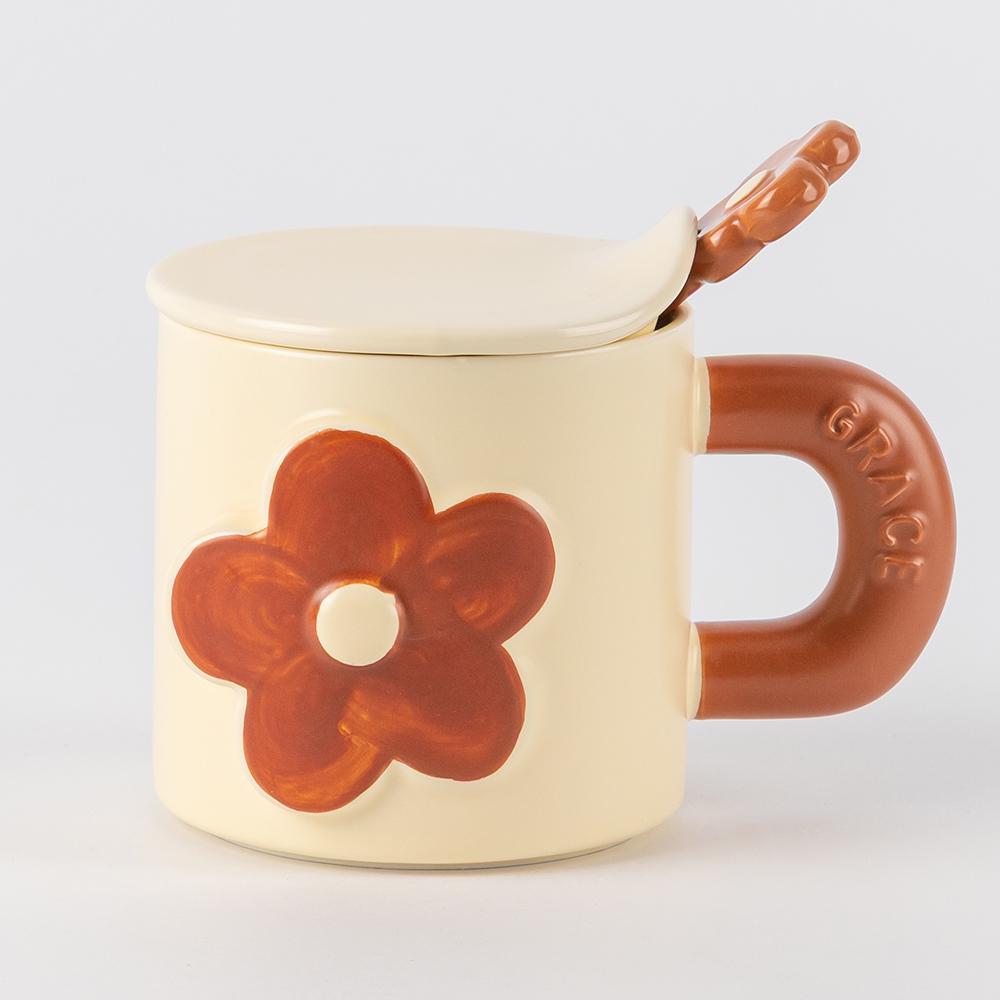 Кружка Цветочная нежность 400 мл (9255-013)