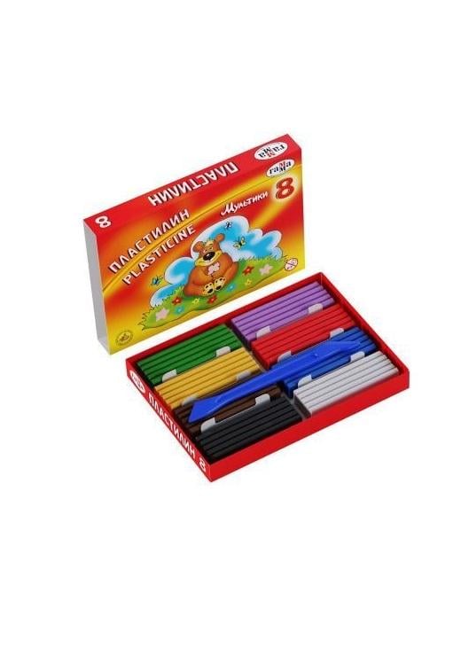 Пластилин WW01281 8 цветов 160 г (2200000345356)