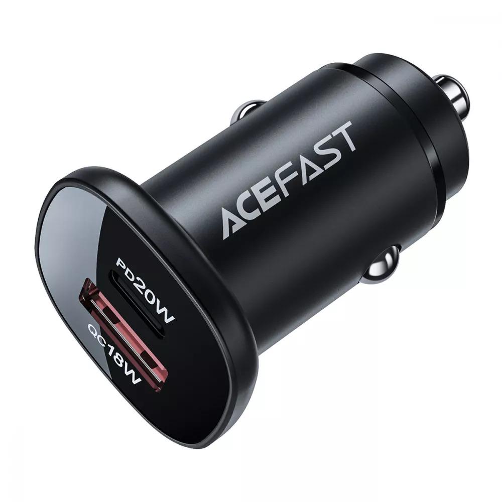 Автомобильное зарядное устройство Acufast B1 Mini 38 W Type-C/USB Black (551158) Автомобильное зарядное устройство Acufast B1 Mini 38 W Type-C/USB Black (551158)