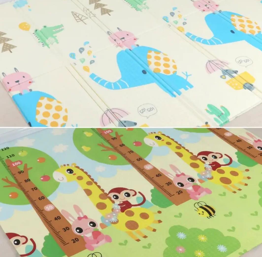 Термокилимок дитячий розвиваючий двухсторонній Звірята 180х200х1 см - фото 5 Термокилимок дитячий розвиваючий двухсторонній Звірята 180х200х1 см - фото 5