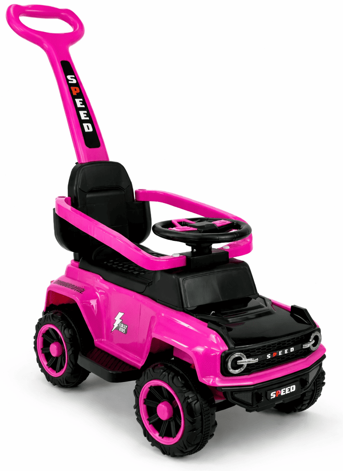 Машинка каталка-толокарь Lolly Kids LKT-517/музыка Розовый (9948)