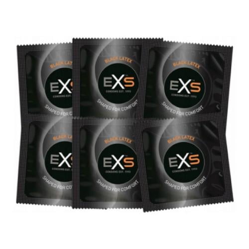 Презервативи Black Latex EXS №12 Чорний - фото 5