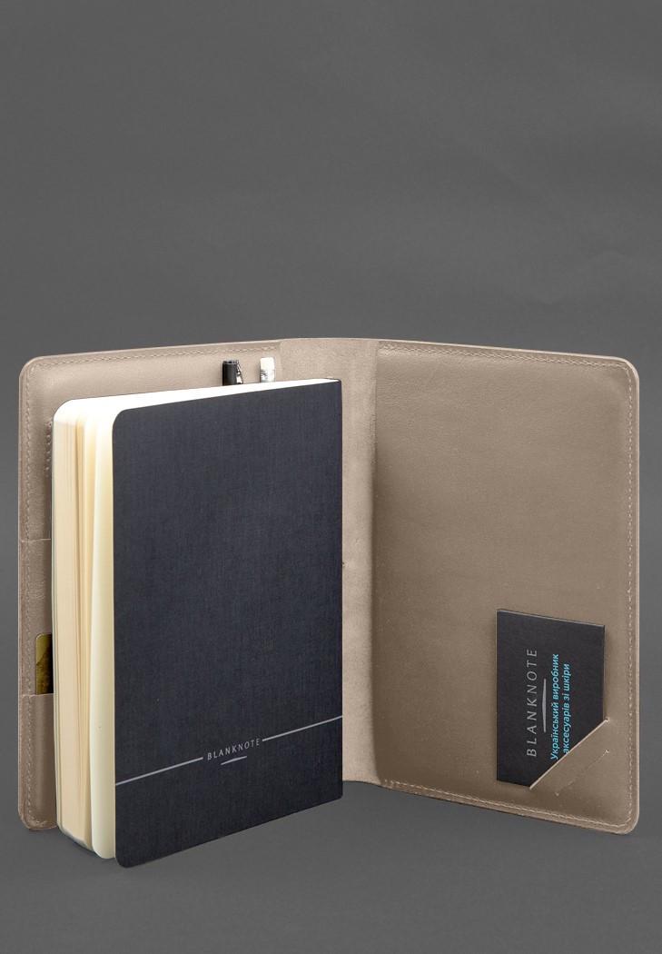 Блокнот кожаный Софт-бук 9.4 А5 Светло-бежевый (A-028799) - фото 3 Блокнот кожаный Софт-бук 9.4 А5 Светло-бежевый (A-028799) - фото 3
