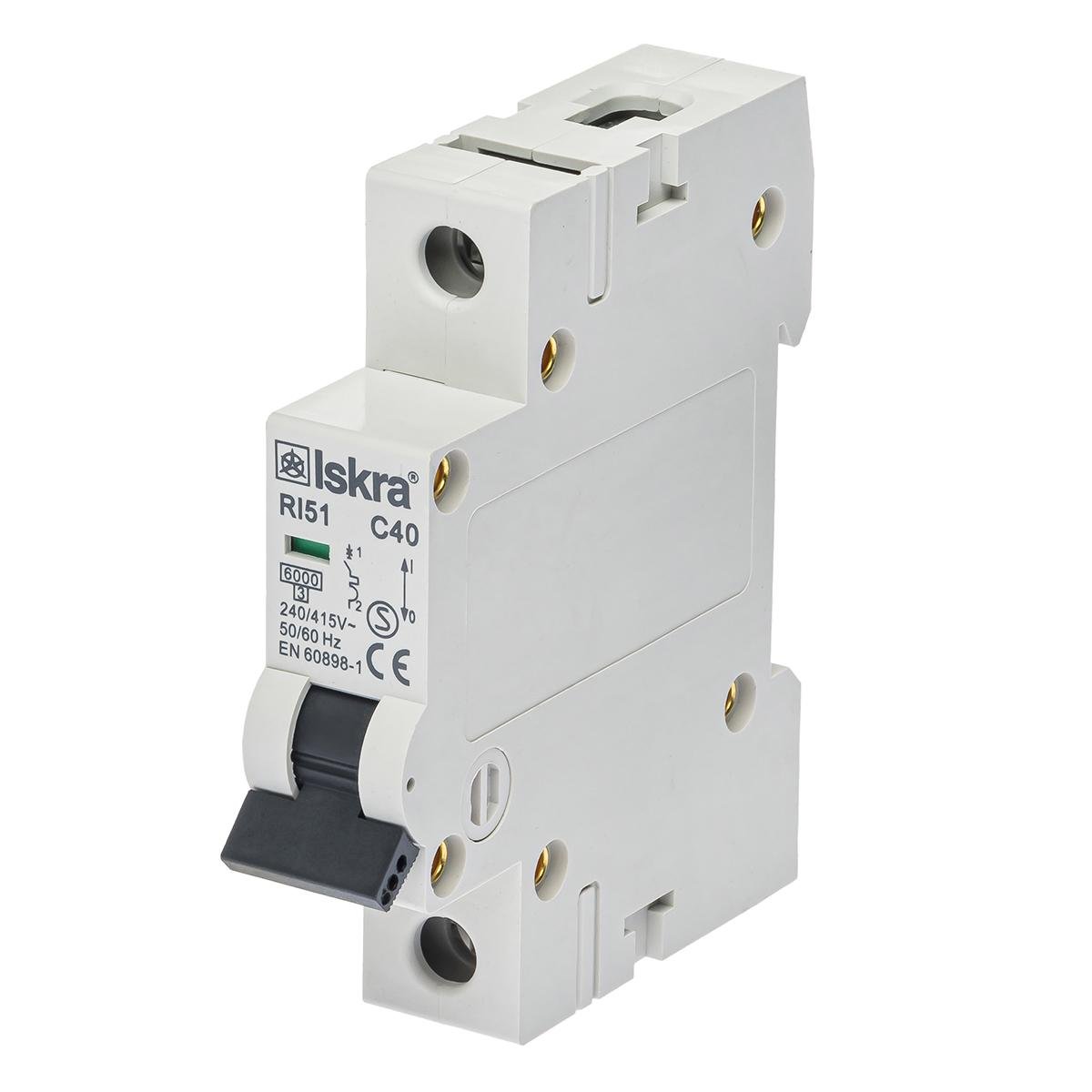 Модульный выключатель ISKRA RI51C40A автоматический (786091106000)