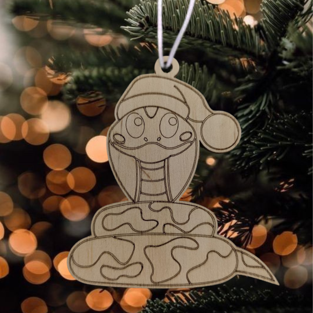 Елочная игрушка новогодняя деревянная с гравировкой Символ года Змея 2025 Крафт (60021) Елочная игрушка новогодняя деревянная с гравировкой Символ года Змея 2025 Крафт (60021)