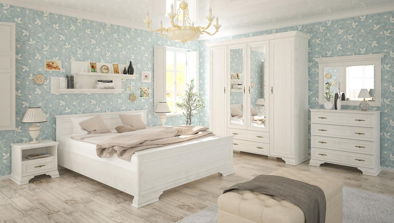 Ліжко Мебель-Сервіс Ірис з ламелями 160х200 см Андерсон пайн (27281620) - фото 2 Ліжко Мебель-Сервіс Ірис з ламелями 160х200 см Андерсон пайн (27281620) - фото 2