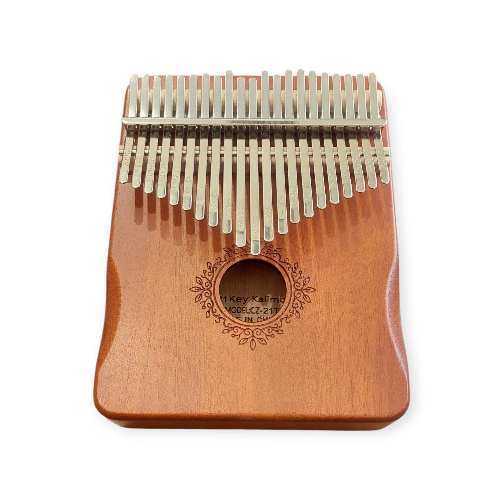 Калимба с резонатором на 21 язычке с узором Коричневый (K-21-23K) Калимба с резонатором на 21 язычке с узором Коричневый (K-21-23K)